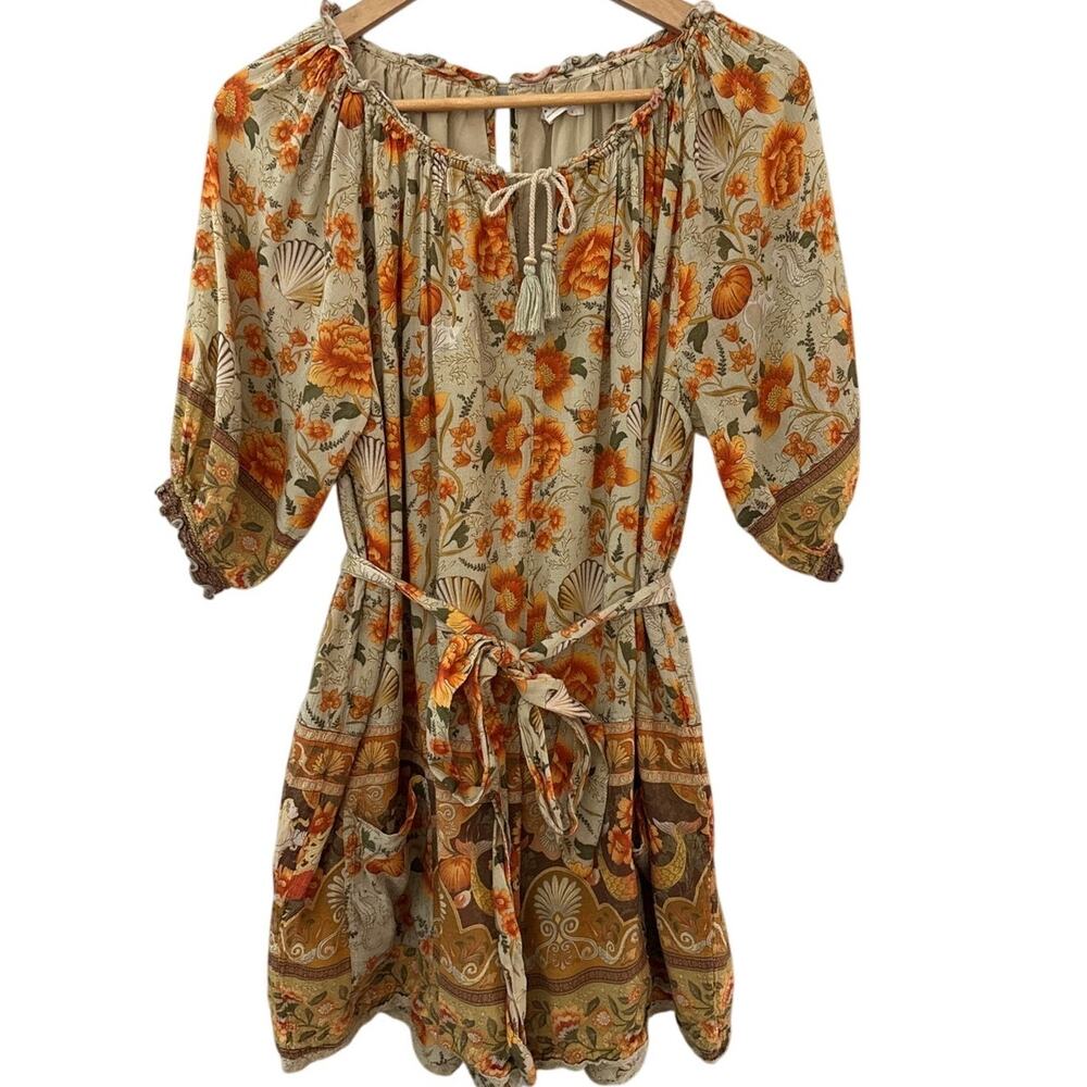 Spell & the Gypsy Seashell Romper Sand Size Large - Picture 6 of 10